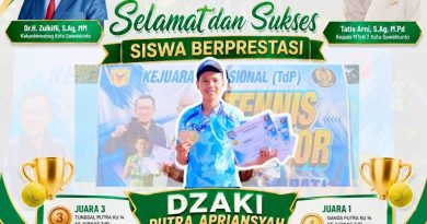 Dzaki Siswa MTsN 2 Kota Sawahlunto Kembali Harumkan Nama Daerah dan Madrasah di Kejurnas TdP Tenis Yunior Piala Bupati Tanah Datar 2026 Dzaki Siswa MTsN 2 Kota Sawahlunto Kembali Harumkan Nama Daerah dan Madrasah di Kejurnas TdP Tenis Yunior Piala Bupati Tanah Datar 2026